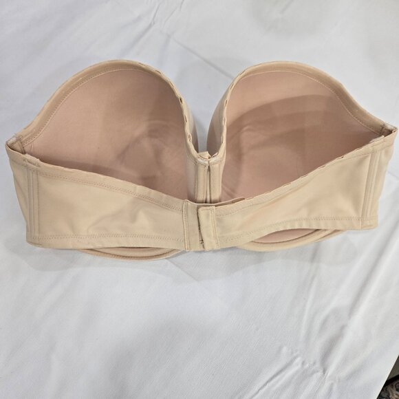 Fit Fully Yours Nude Strapless Bra Size 38G - Picture 3 of 6